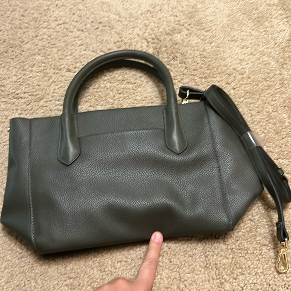 Dark green purse